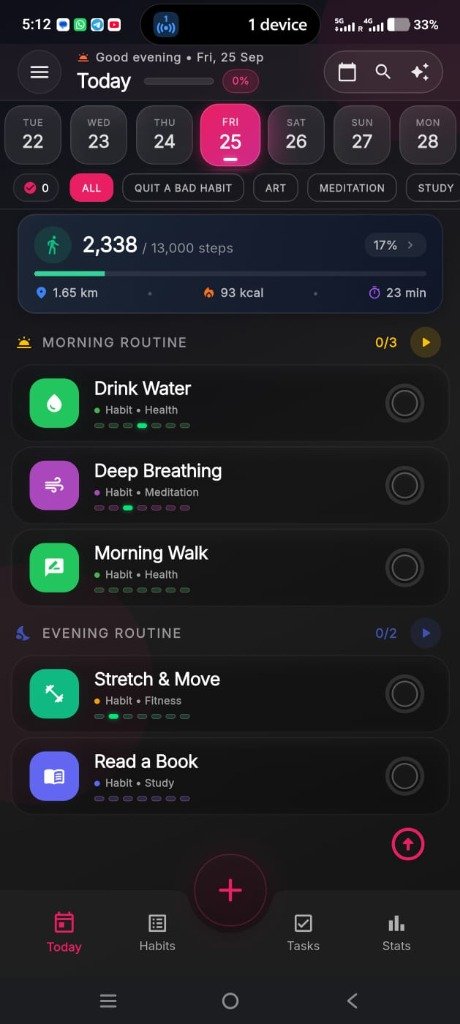 Apex Habits Habit Tracker App